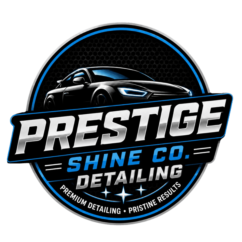 Prestige Shine Co. Detailing logo